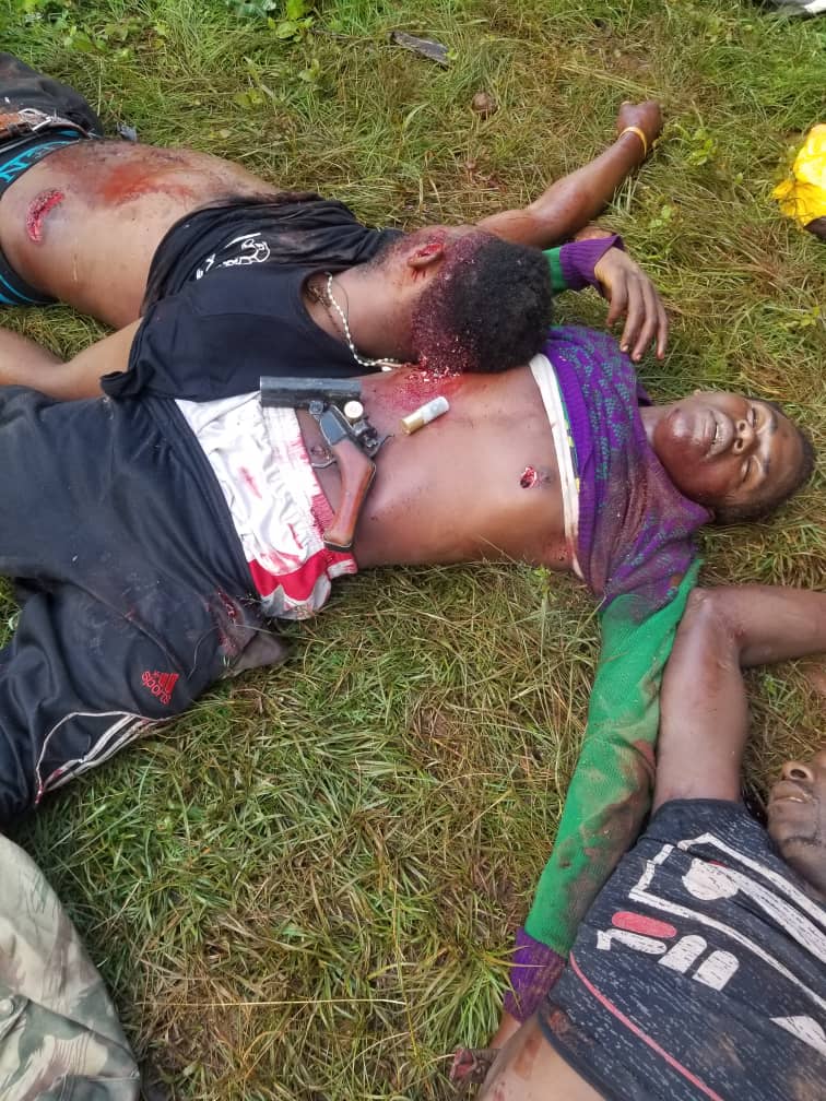 Awing-6-innocent civilians killed, as usual dressed up with weapons 12 Oct, 2020.