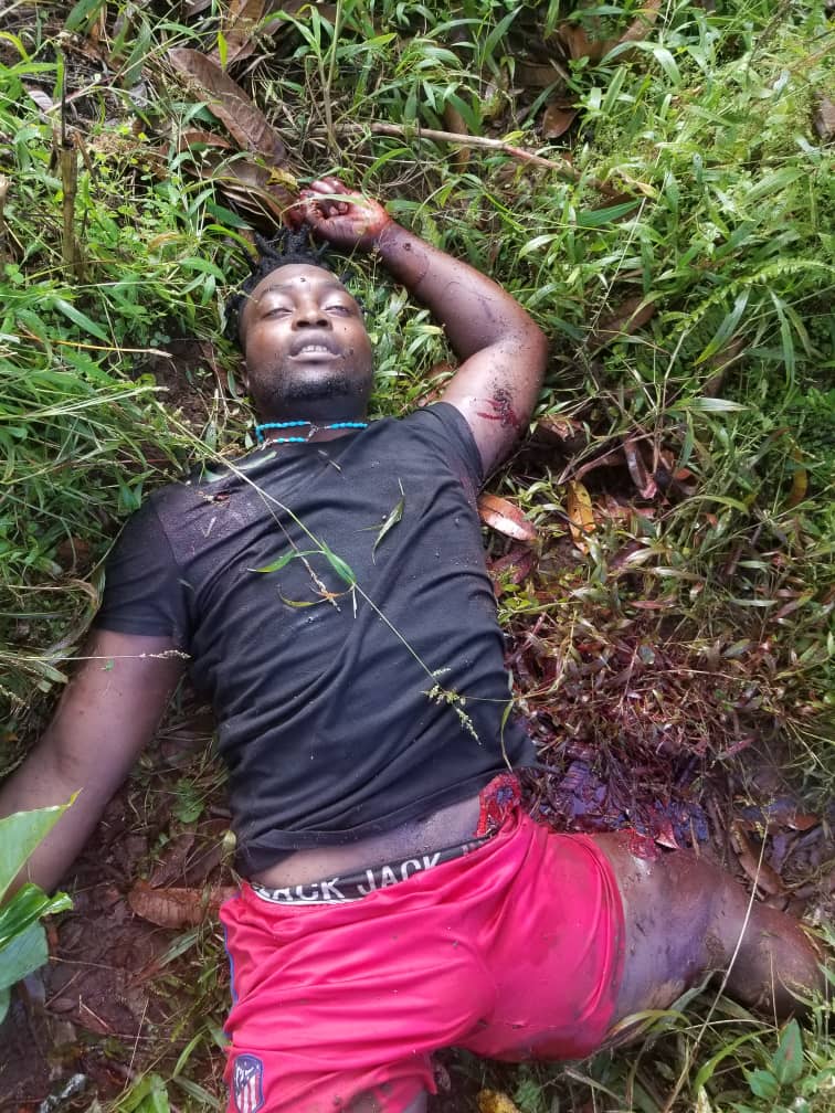 Awing-6-innocent civilians killed, as usual dressed up with weapons 12 Oct, 2020.