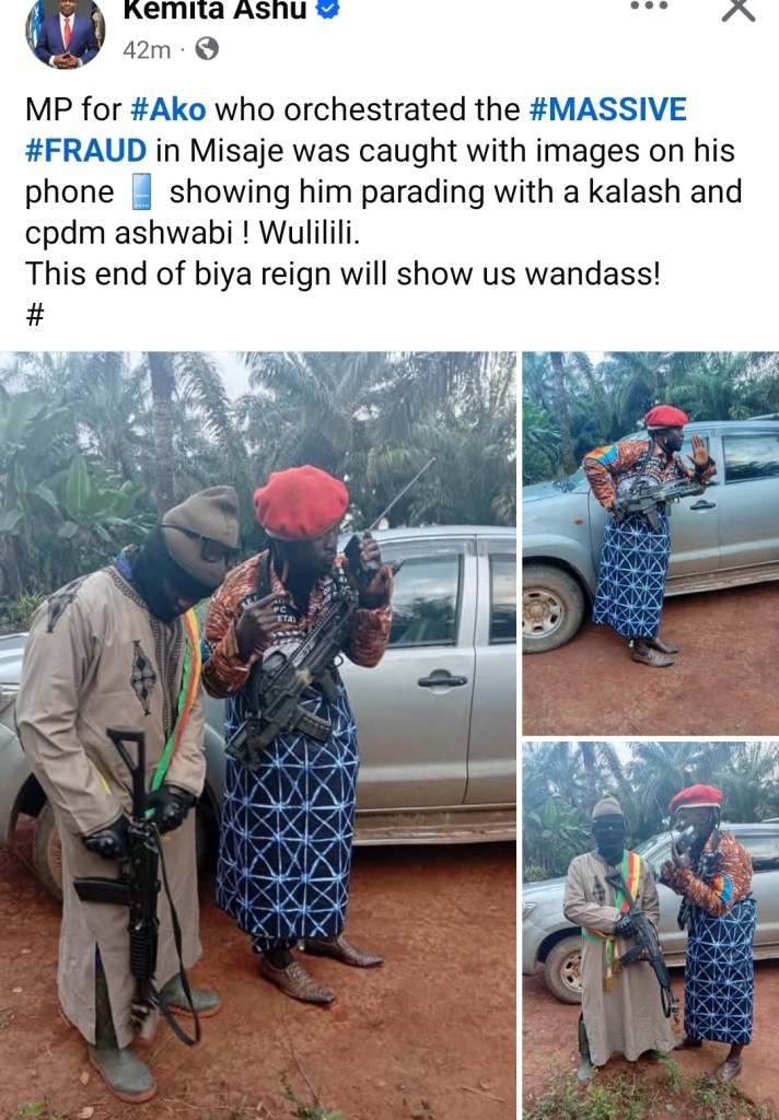 Images on the phone of imposed MP Abe Micael of Ako/Misaje